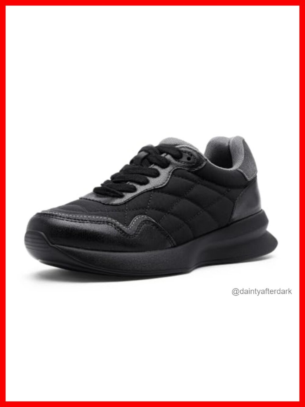 Women's Retro Platform Fashion Sneakers Memory Foam Lace-Up Walking Shoes